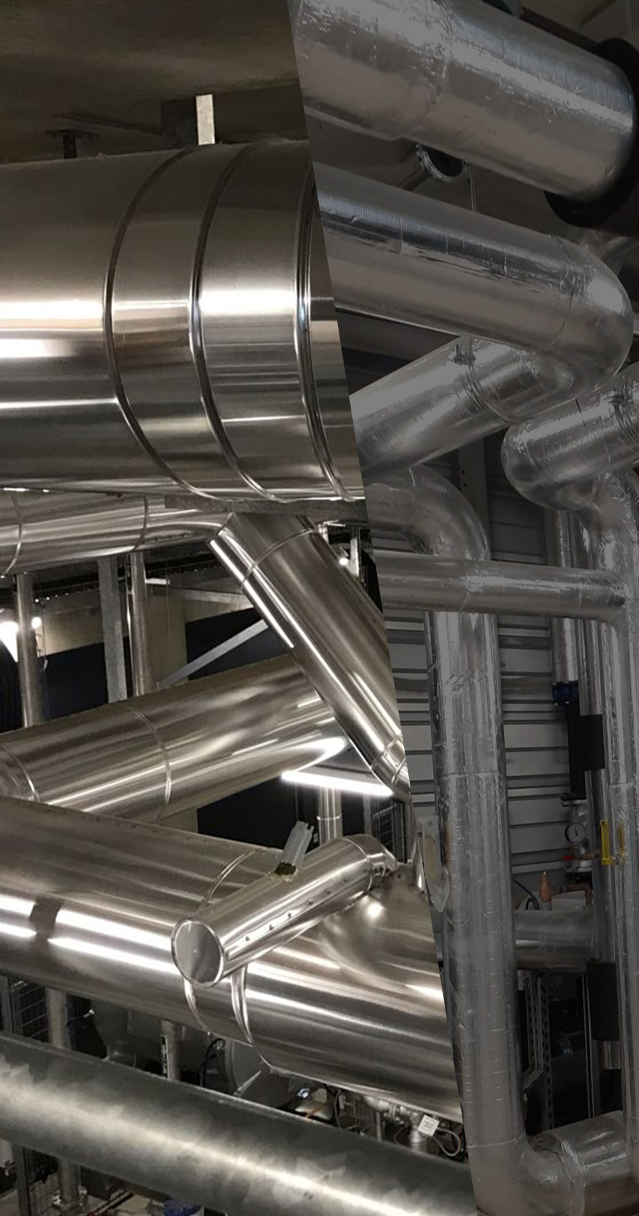 réseaux hydrauliques HVAC