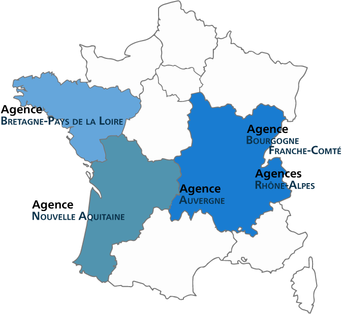 Agences HVAC France Carte France des Agences HVAC en 2023